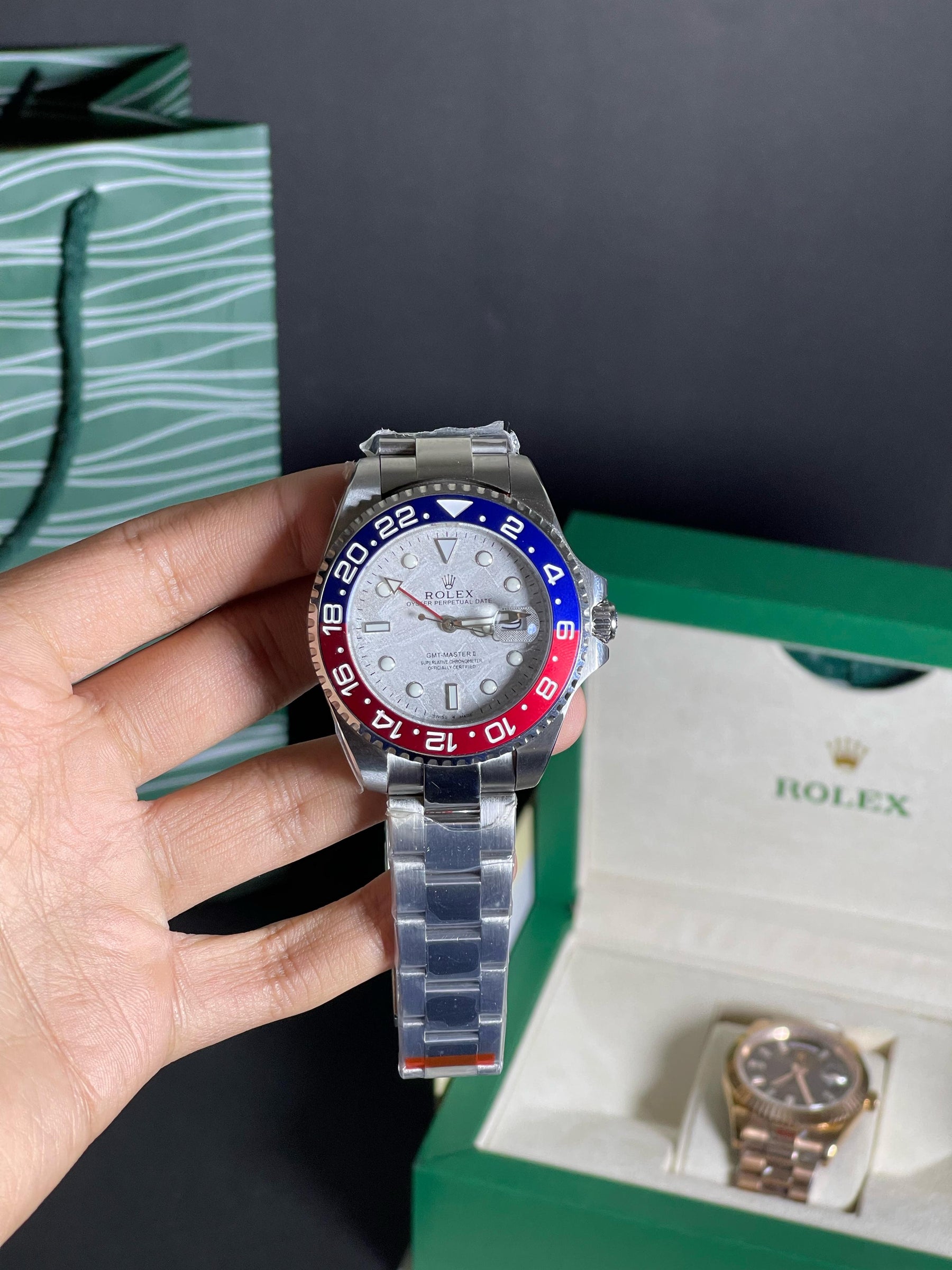 Rolex Pepsi Oyster Chain