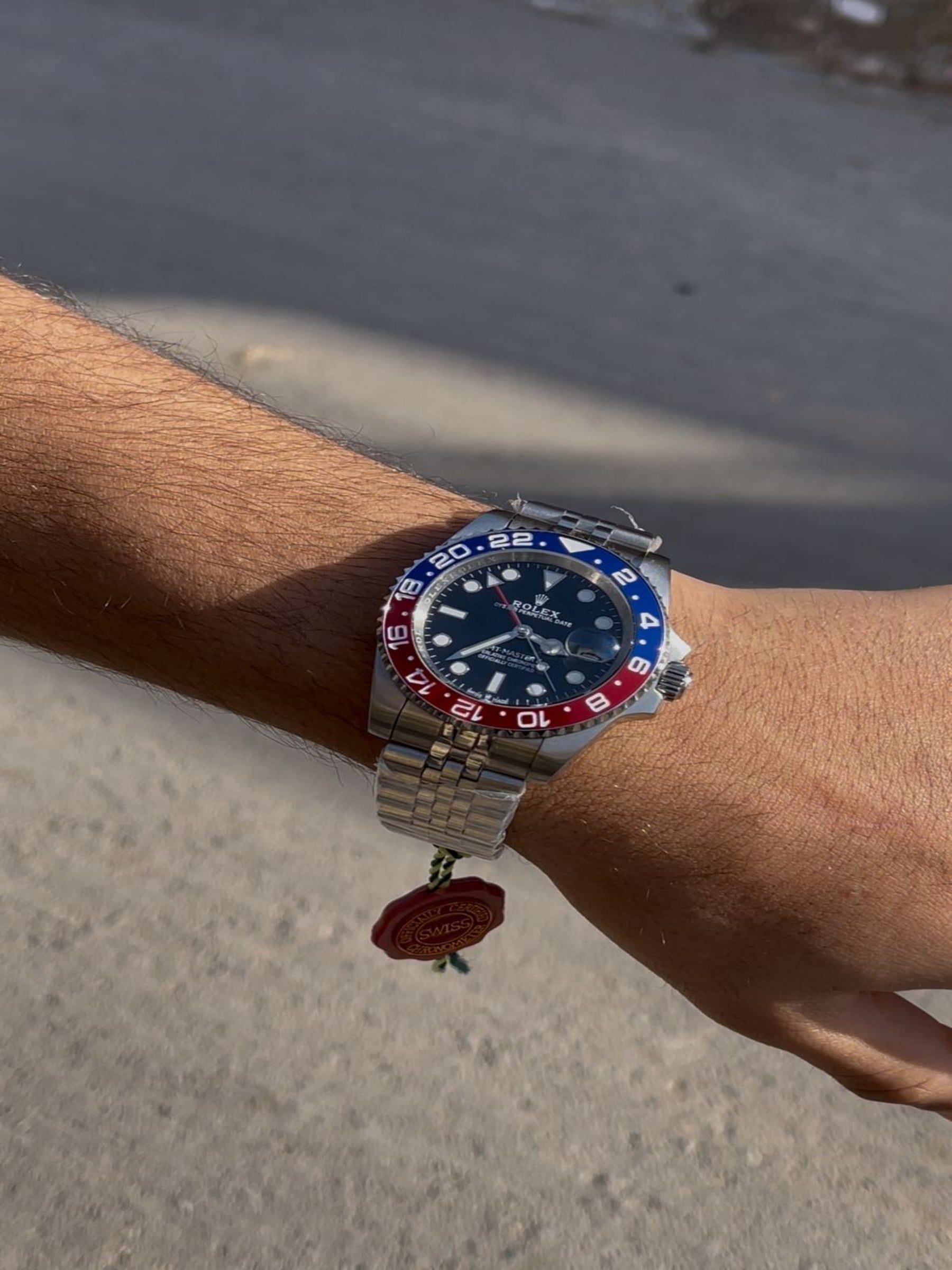 Rolex GMT-Master II Pepsi Jubilee Chain