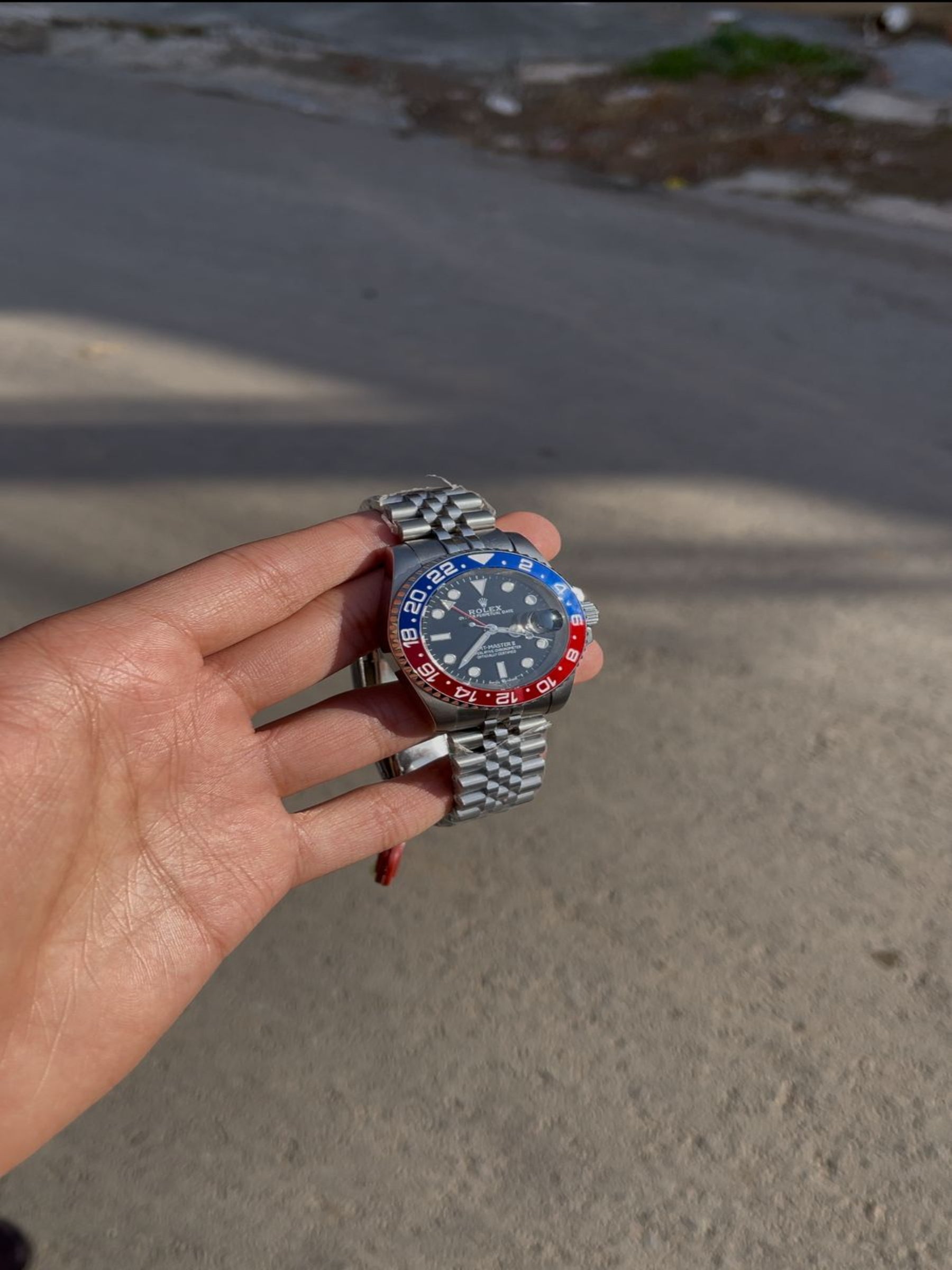 Rolex GMT-Master II Pepsi Jubilee Chain