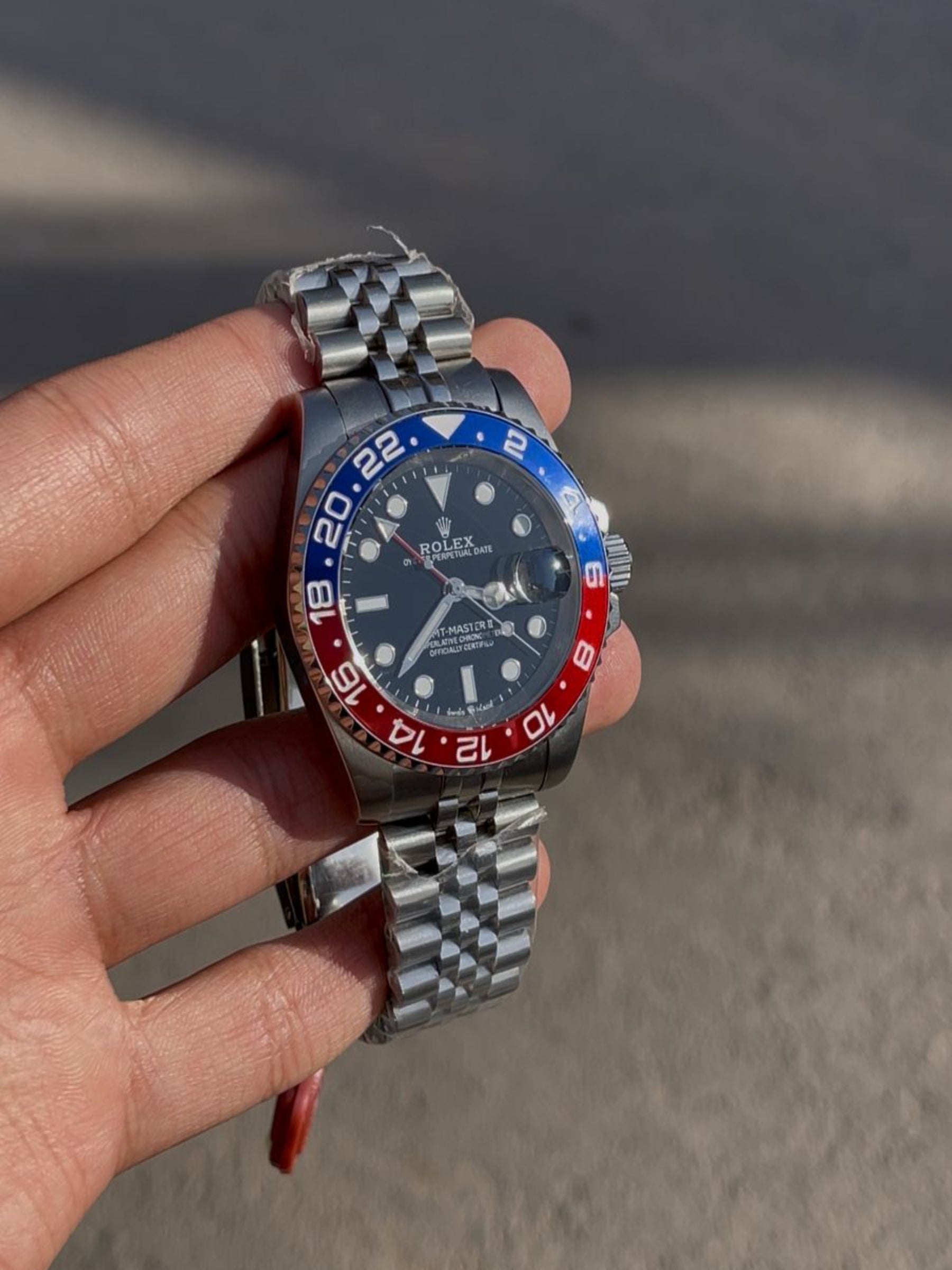 Rolex GMT-Master II Pepsi Jubilee Chain