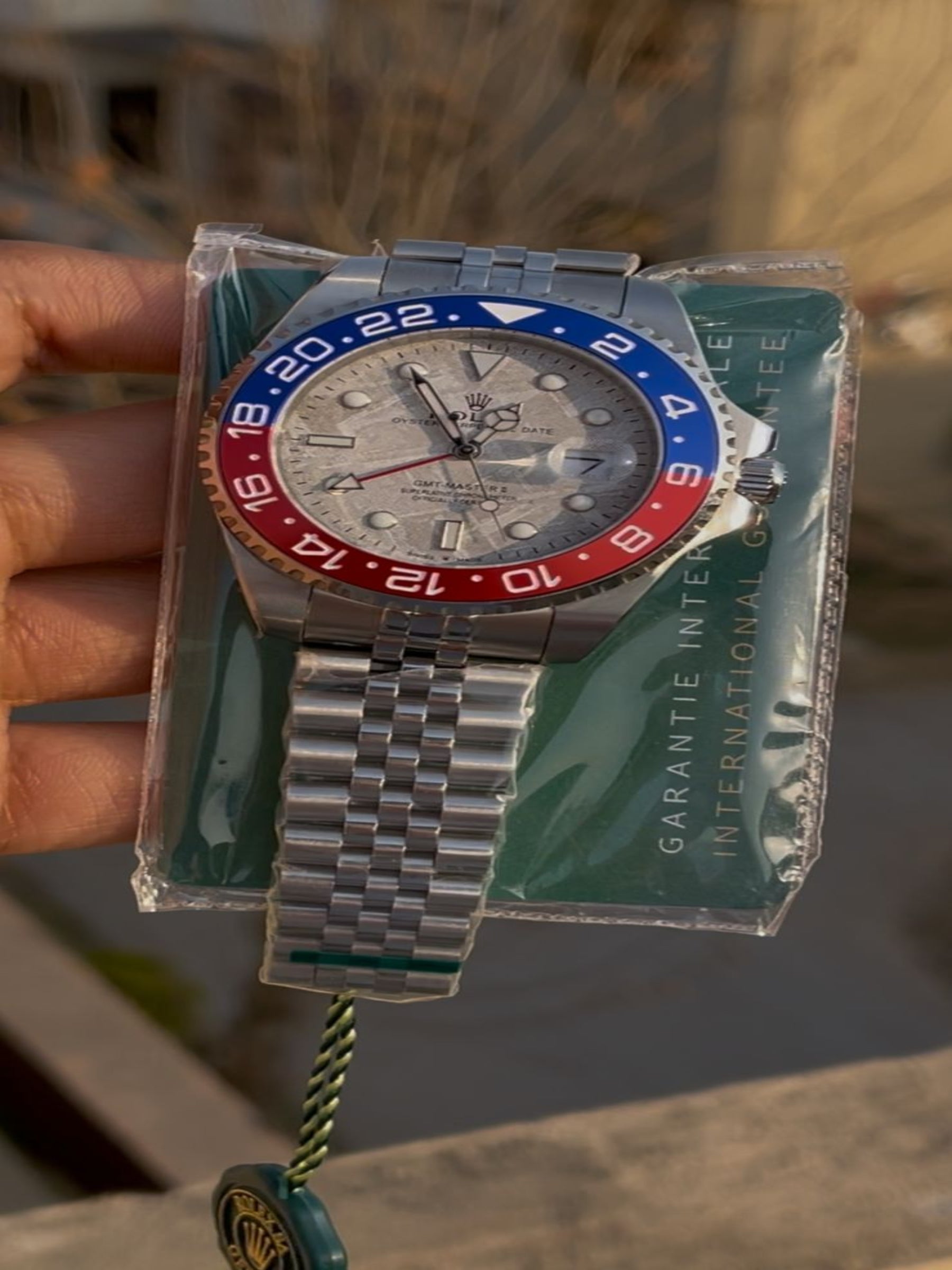 Rolex GMT-Master II Pepsi Jubilee Chain