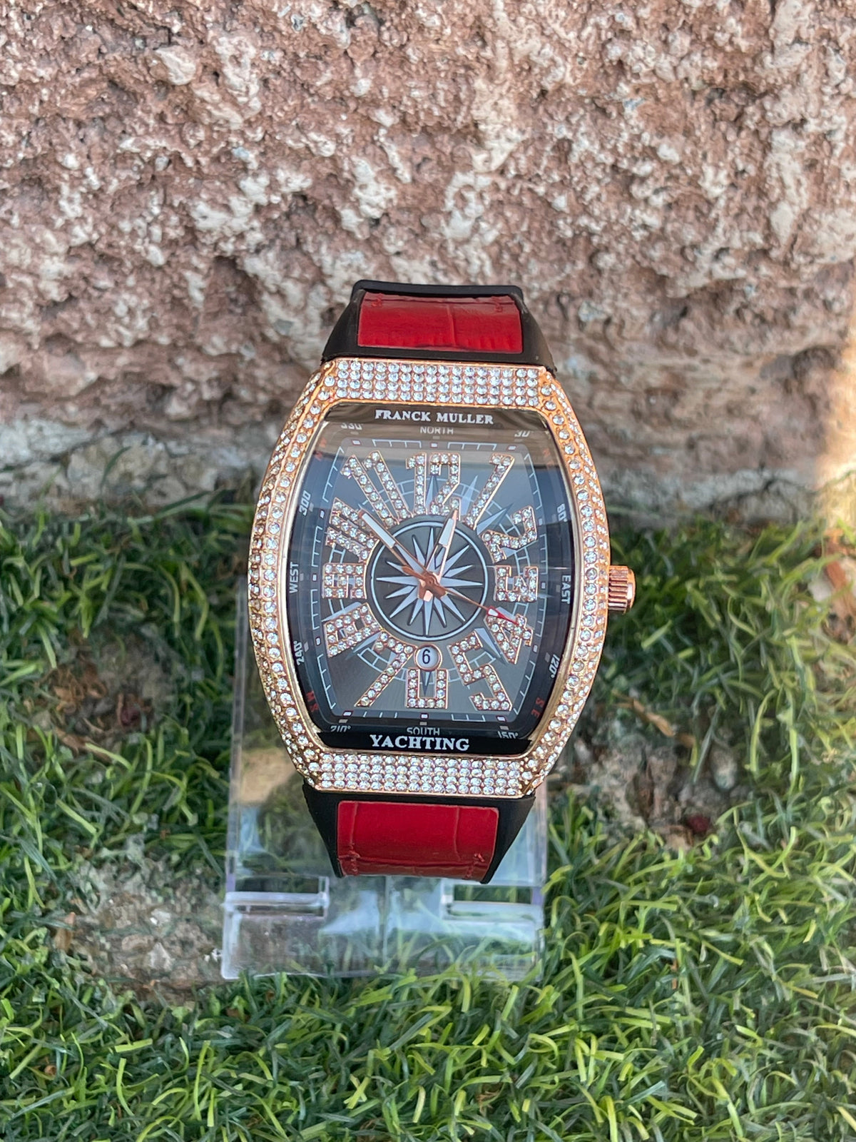 FRANCK MULLER Red Strap Watch